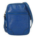 Louis Vuitton LV Danube Epi Leather Shoulder Bag Pochette Blue Second
