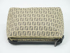 Fendi Pouch Mini Handbag Canvas Beige Zucchino Second — view 5