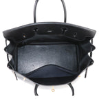 Hermes Birkin 40 Black Hand Bag Vintage Gold — view 6