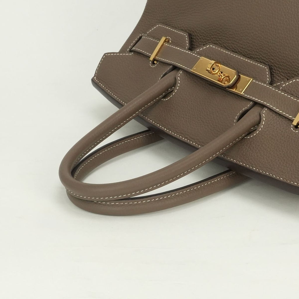 Hermes Birkin 30 Tote Togo Etoupe Gray Gold — view 4