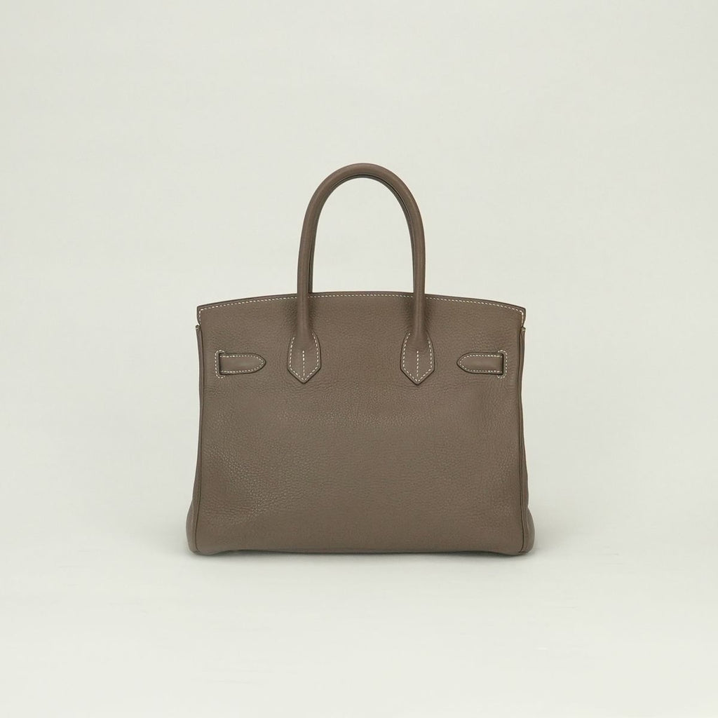 Hermes Birkin 30 Tote Togo Etoupe Gray Gold — view 3