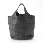 Chanel Stand Leather Chocolate Bar Fringe Handbag Black — view 5