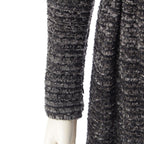 Chanel Tweed Karl Lagerfeld tan Long Dress Gray 34 — view 6