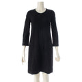 Chanel Wool Scuba Knit Dress Black 34