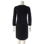 Chanel Wool Scuba Knit Dress Black 34 — view 4