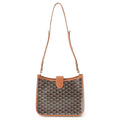 Goyard Musette PM Leather Shoulder Bag Black