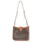 Goyard Musette PM Leather Shoulder Bag Black