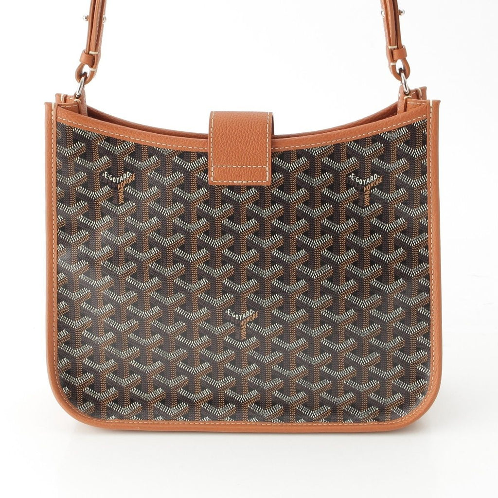 Goyard Musette PM Leather Shoulder Bag Black — view 5