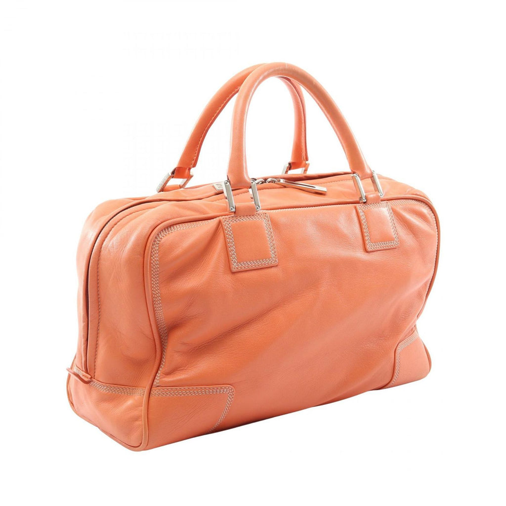 Loewe Handbag Amazona 36 Orange Leather Anagram — view 2