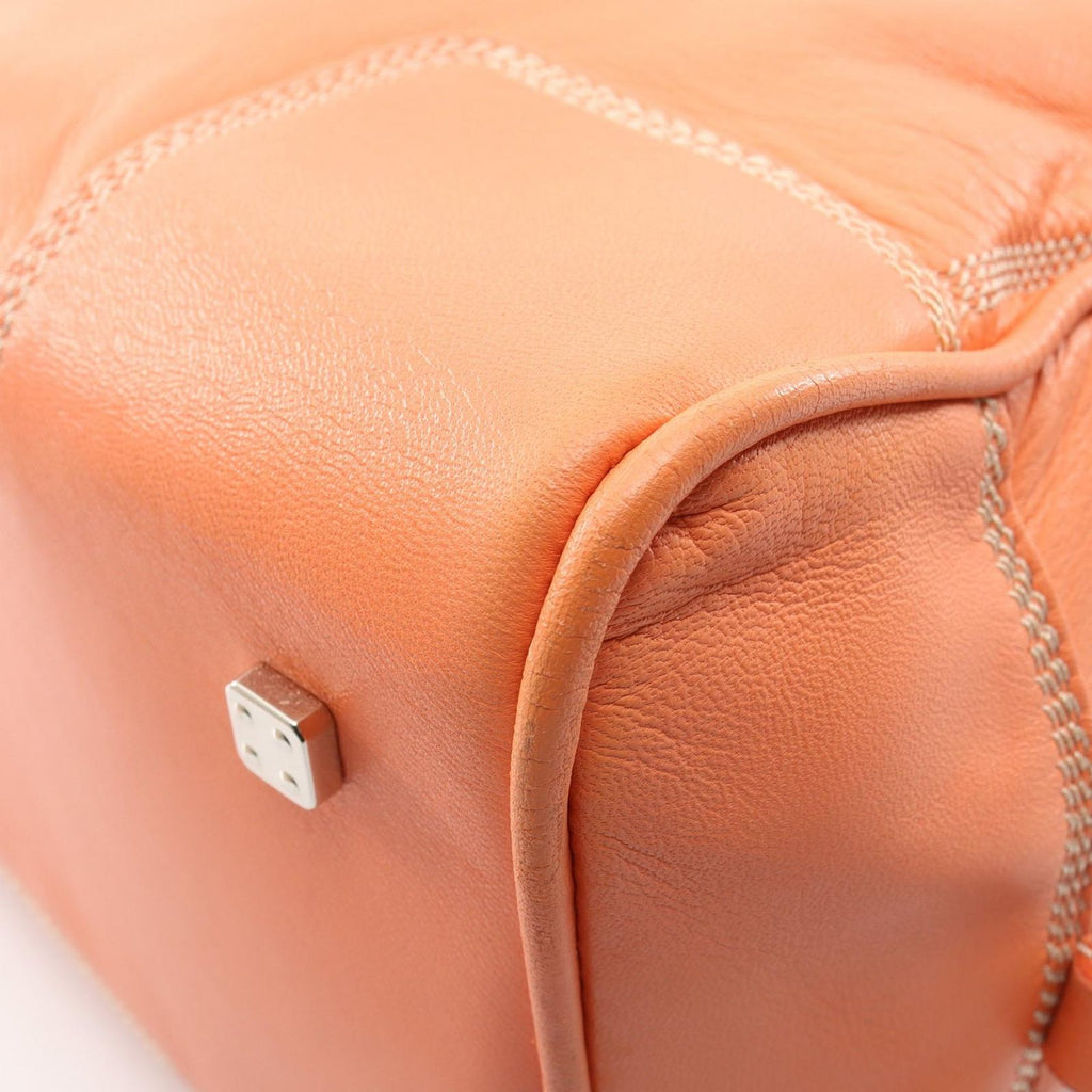 Loewe Handbag Amazona 36 Orange Leather Anagram — view 6