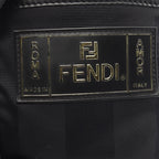 Fendi Shoulder Bag Pecan Black Nylon Leather — view 5