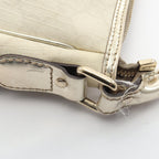 Gucci Shoulder Bag GG Supreme Ivory Gold Canvas Leather — view 8