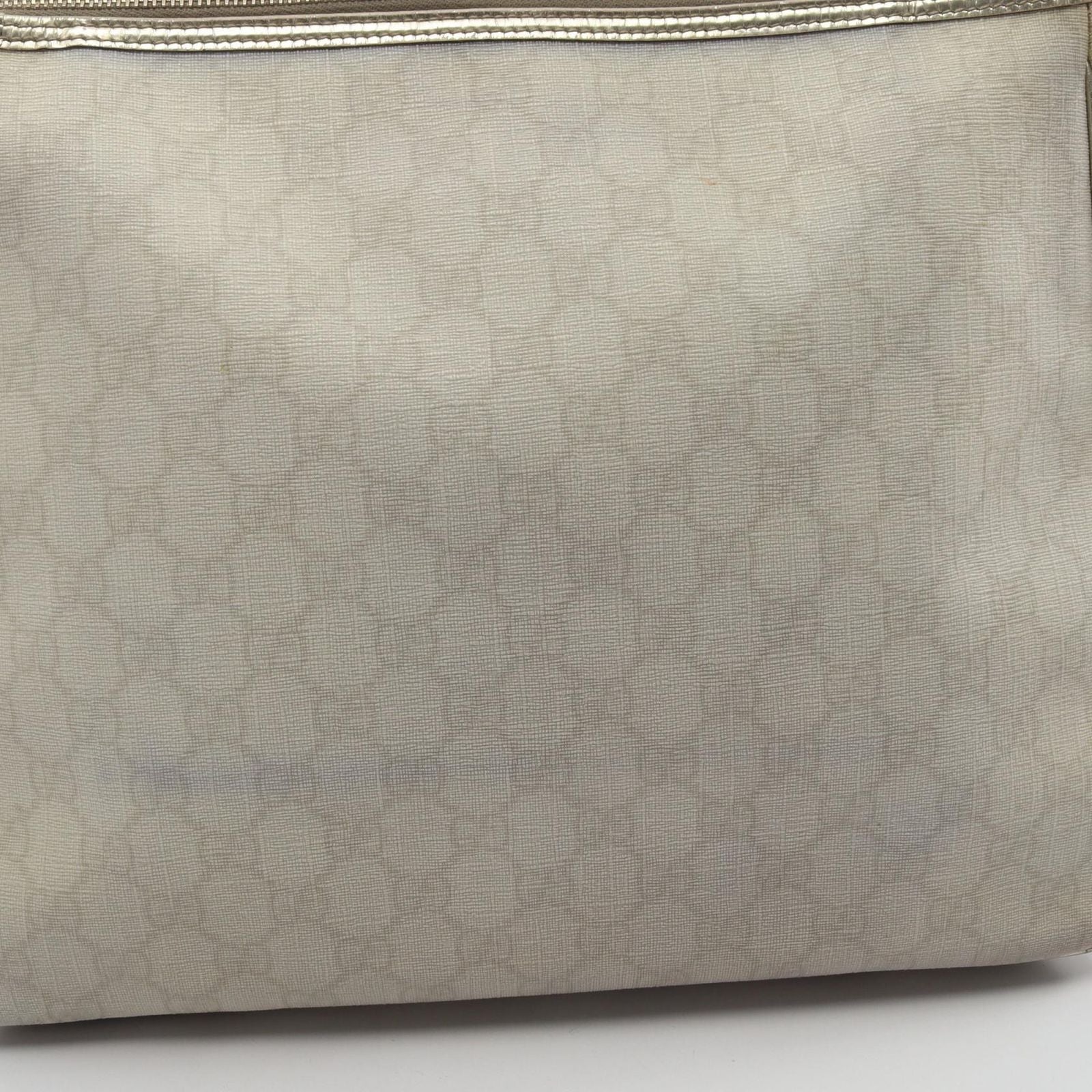 Gucci Shoulder Bag GG Supreme Ivory Gold Canvas Leather — view 7