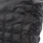 Chanel Tote New Travel Line MM Black Leather New MM — view 8