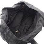 Chanel Tote New Travel Line MM Black Leather New MM — view 3