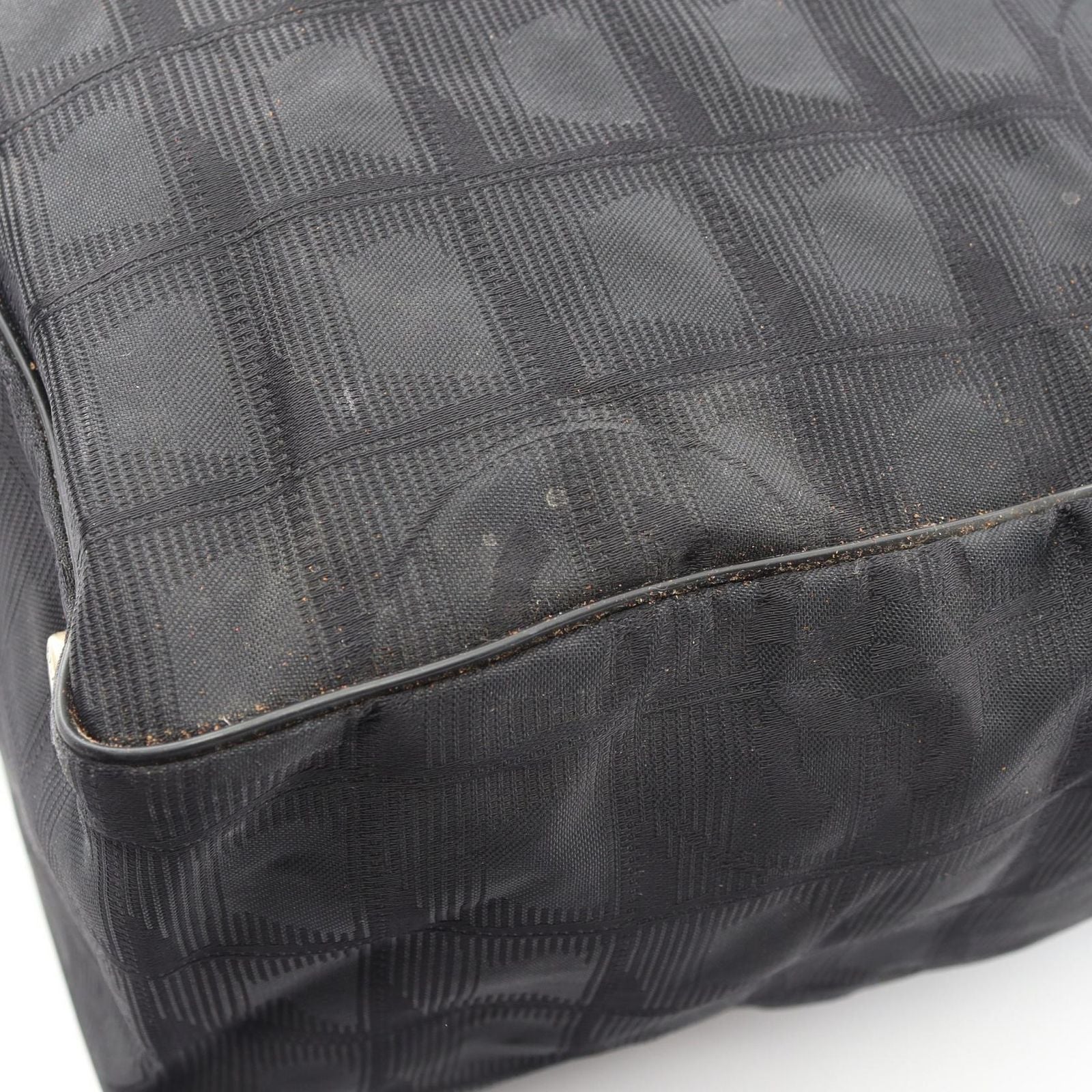 Chanel Tote New Travel Line MM Black Leather New MM — view 6