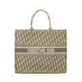 Dior Tote Abcdior Book Large Oblique Olive Canvas