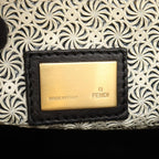 Fendi Peekaboo 2-Way Ivory Patent Leather Midi Ampeekaboo Shoulder — view 4