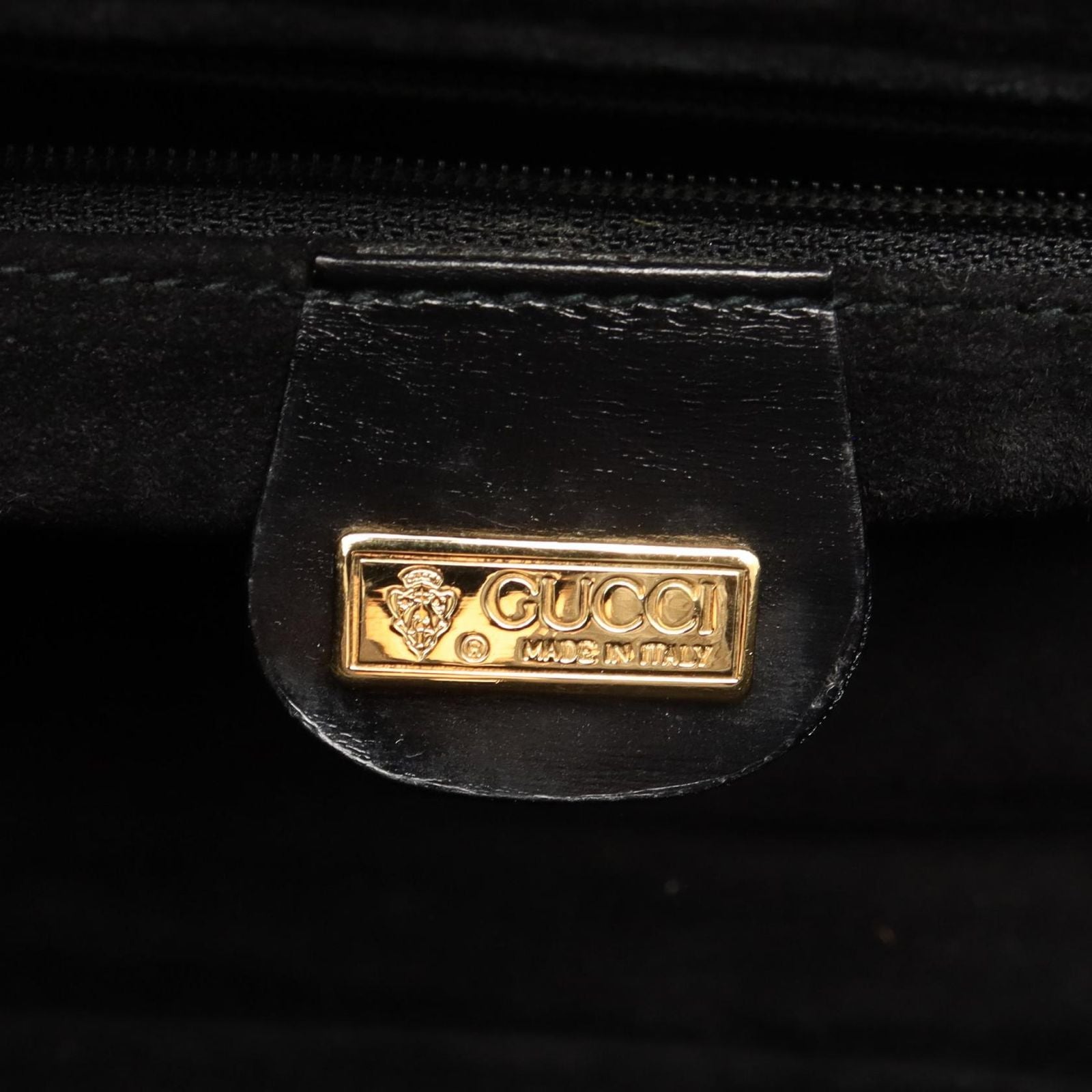 Gucci Shoulder Bag Interlocking 004 093 Black Leather — view 4