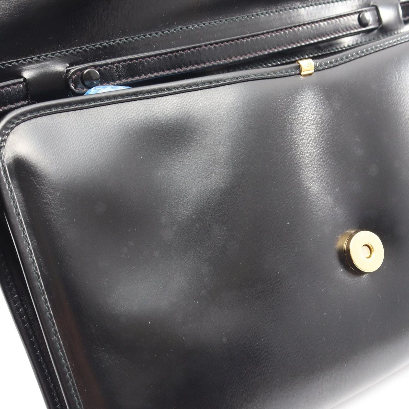 Gucci Shoulder Bag Interlocking 004 093 Black Leather — view 8