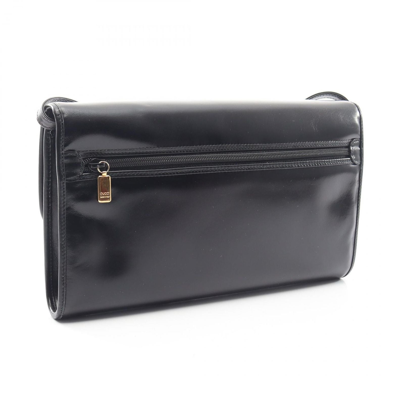 Gucci Shoulder Bag Interlocking 004 093 Black Leather — view 2