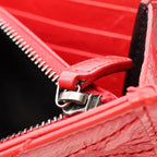 Saint Laurent Paris Bifold Wallet Niki Red Leather — view 7