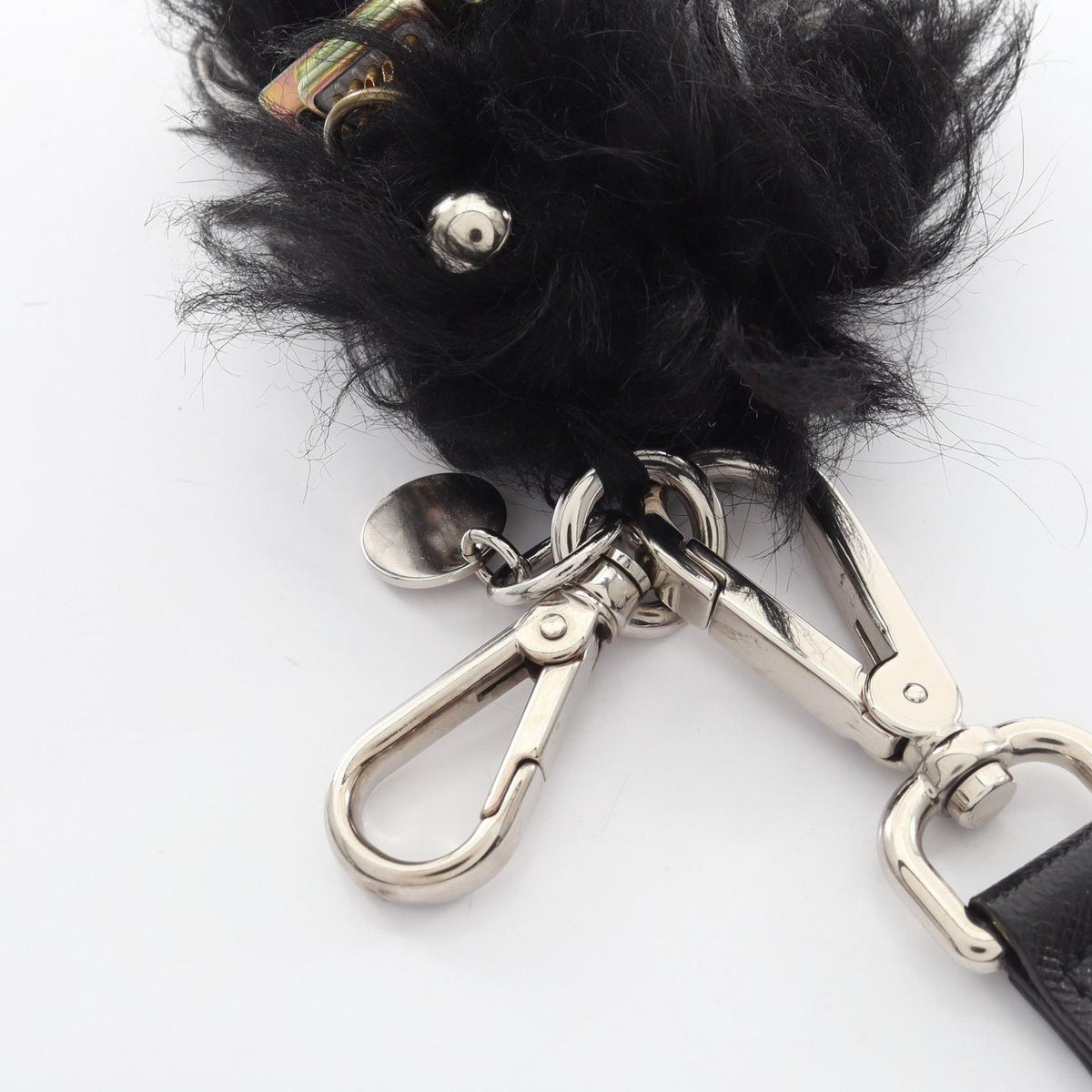 Prada Charm Rufus Black Key Holder — view 8