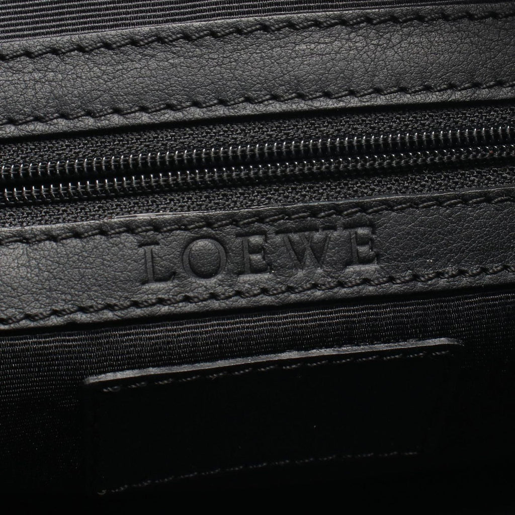Loewe Clutch Anagram Black Leather — view 4