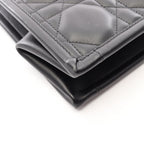 Dior Tote Book Micro Cannage 2-Way Black Leather Macro — view 8