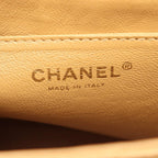 Chanel Handbag Quilted Beige Caviar Leather Top Handle — view 4