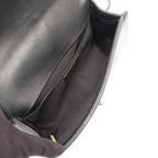 Chanel Shoulder Bag Boy Black Leather Boy Stitch Chain — view 3