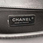 Chanel Shoulder Bag Boy Black Leather Boy Stitch Chain — view 4