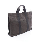 Hermes Tote Her Line MM Gray Canvas — view 2