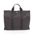 Hermes Tote Her Line MM Gray Canvas