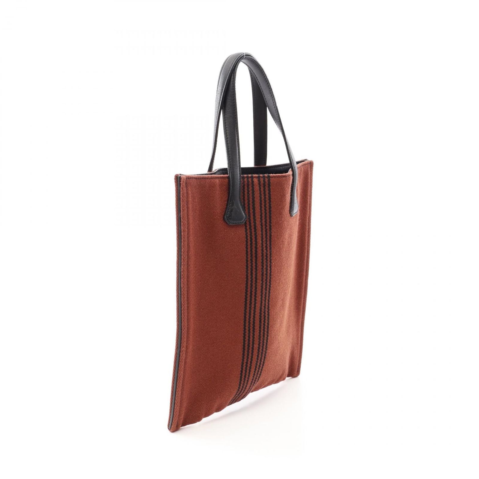 Hermes Tote Potamos Cabas PM Brown Black Canvas — view 2
