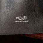 Hermes Tote Potamos Cabas PM Brown Black Canvas — view 4