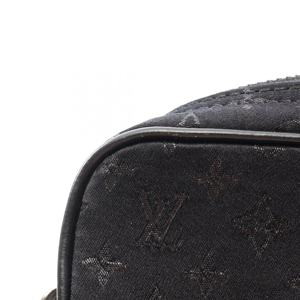 Louis Vuitton Handbag Comte de Fe Pochette Noir Fabric Leather — view 8
