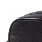 Louis Vuitton Handbag Comte de Fe Pochette Noir Fabric Leather — view 8