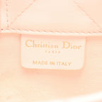 Dior Handbag Macro Cannage Book Tote Mini 2-Way Baby Pink Leather — view 4