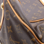 Louis Vuitton Shoulder Bag Galleria PM Canvas Leather — view 8