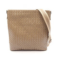 Bottega Veneta Shoulder Bag Intrecciato Beige Leather
