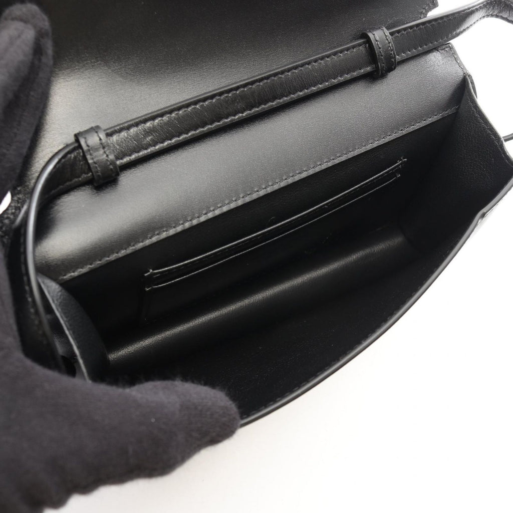 Saint Laurent Paris Shoulder Bag Black Leather — view 3