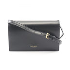 Saint Laurent Paris Shoulder Bag Black Leather