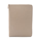 Fendi Secondbag Clutch Gray Ju Leather Pouch
