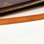 Louis Vuitton Handbag Pochette Soir Coatingcanvas Leather — view 8