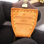 Louis Vuitton Handbag Pochette Soir Coatingcanvas Leather — view 4