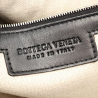 Bottega Veneta Shoulder Bag Messengerbag Intrecciato 2-Way Black Leather — view 4