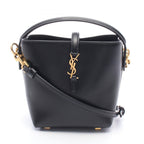 Saint Laurent Paris Handbag 2-Way Black Leather le 37 Mini