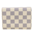 Louis Vuitton Wallet Trifold Damier Azur Canvas Portefeuille Victorine Ivory — view 2
