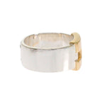 Hermes Newhela Cles S Rin 49 Full 18k Yellow Gold 925 Sterling Silver and Logo — view 4